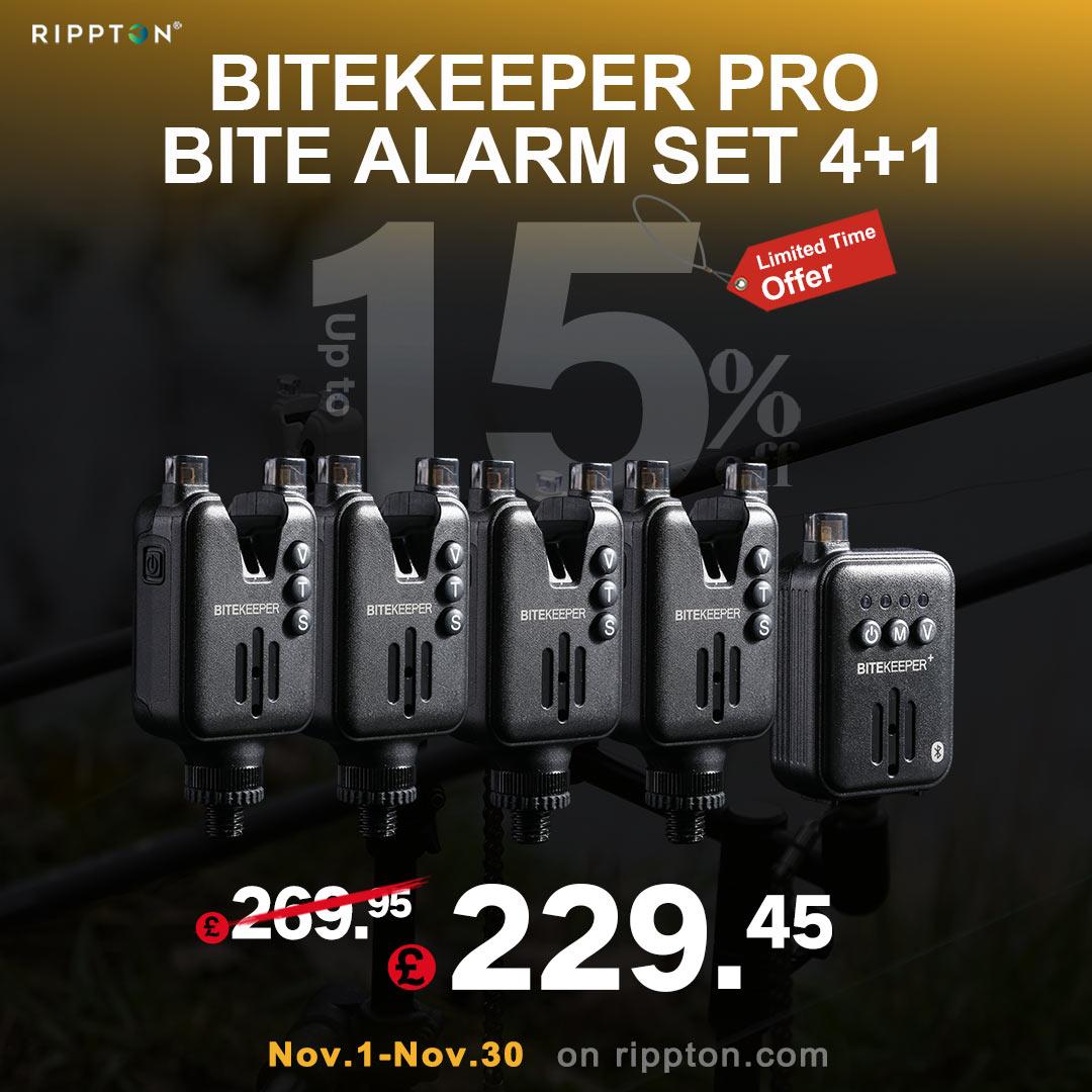 BITEKEEPER Pro Smart Bite Alarm Set 4+1