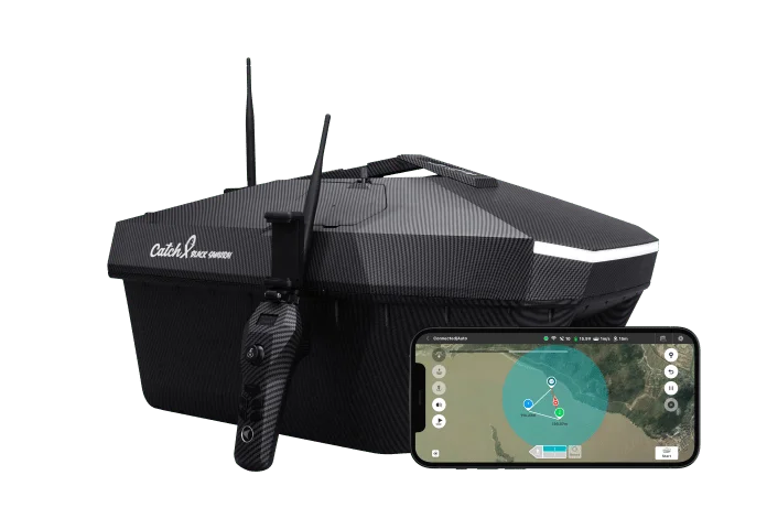 CatchX Black Samurai Bait Boat