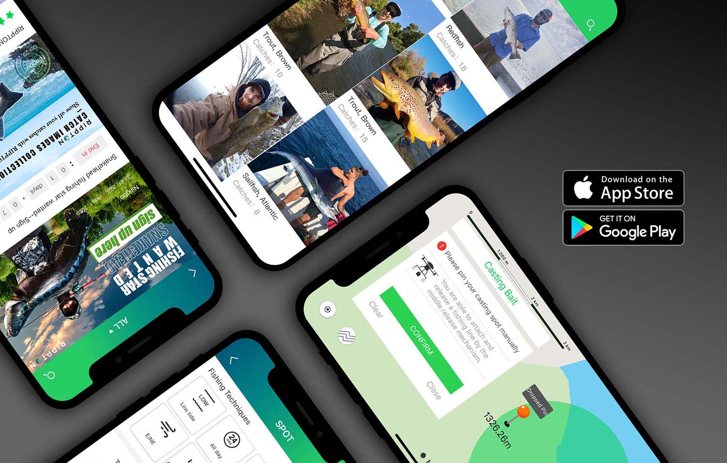 social platform for anglers, catch sharing, fishing skill, fishing technique, fishing news, fish species, fish identify, fish ID