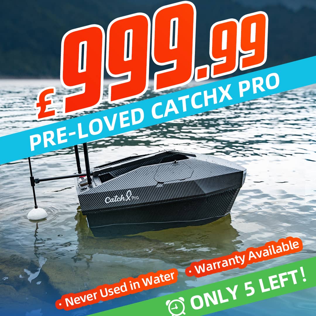 Rippton Certified Refurbished CatchX Pro Bait Boat 