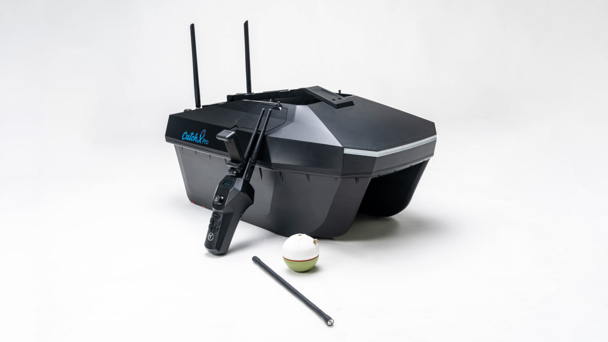 CatchX Pro GPS Bait Boat with Fish Finder, Carp Fishing - Rippton