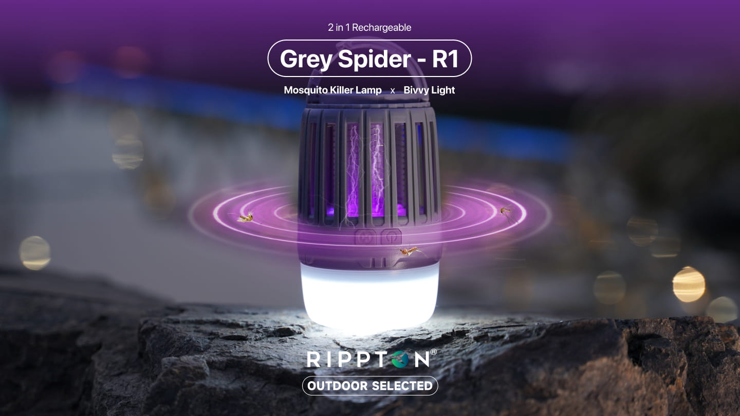Rippton Spider R1 mosquito killer light lamp's effectiveness in attracting and eliminating mosquitoes