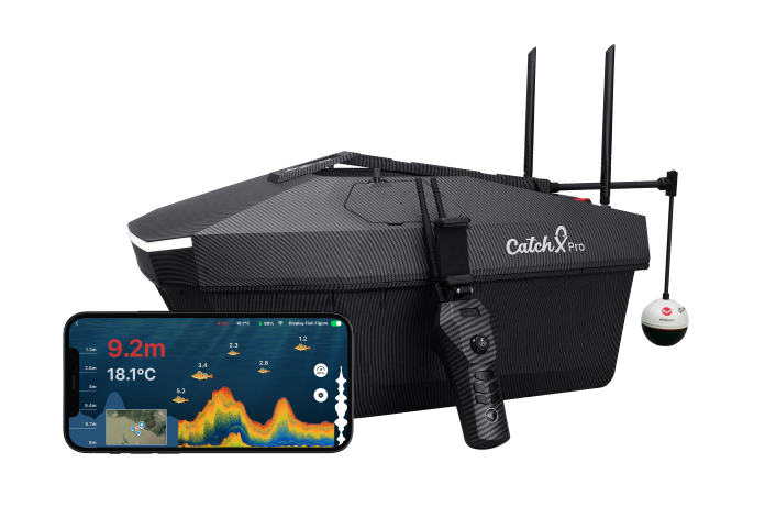 CatchX Pro Bait Boat with Fish Finder - Comprehensively Integrated from CatchX